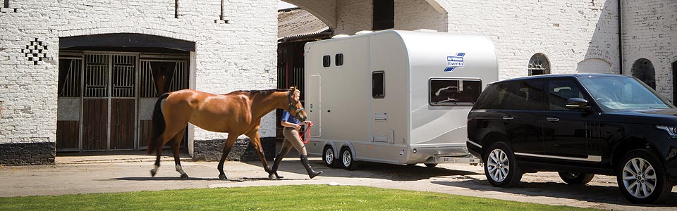 Eventa trailers incorporate living accommodation and transport for the horses